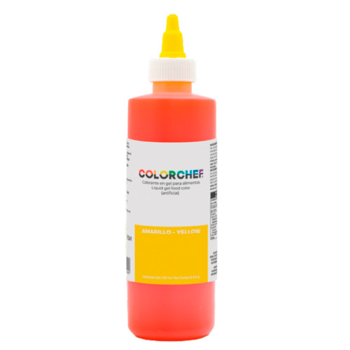 250 ML GEL COLOR CHEF AMARILLO PIEZA