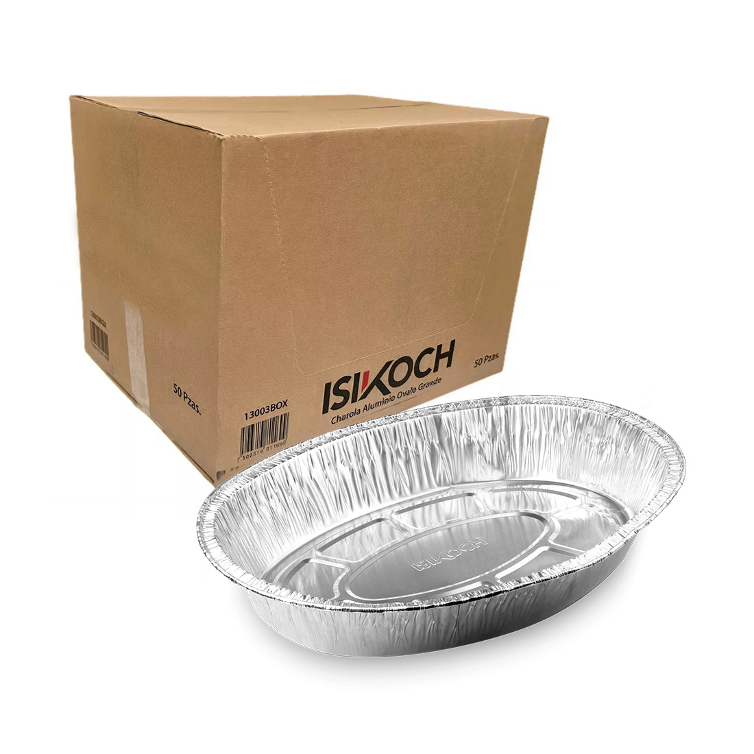 50 PZ PAVERA OVALADA GRANDE 43.5 x32.3x8 ISIKOCH CAJA