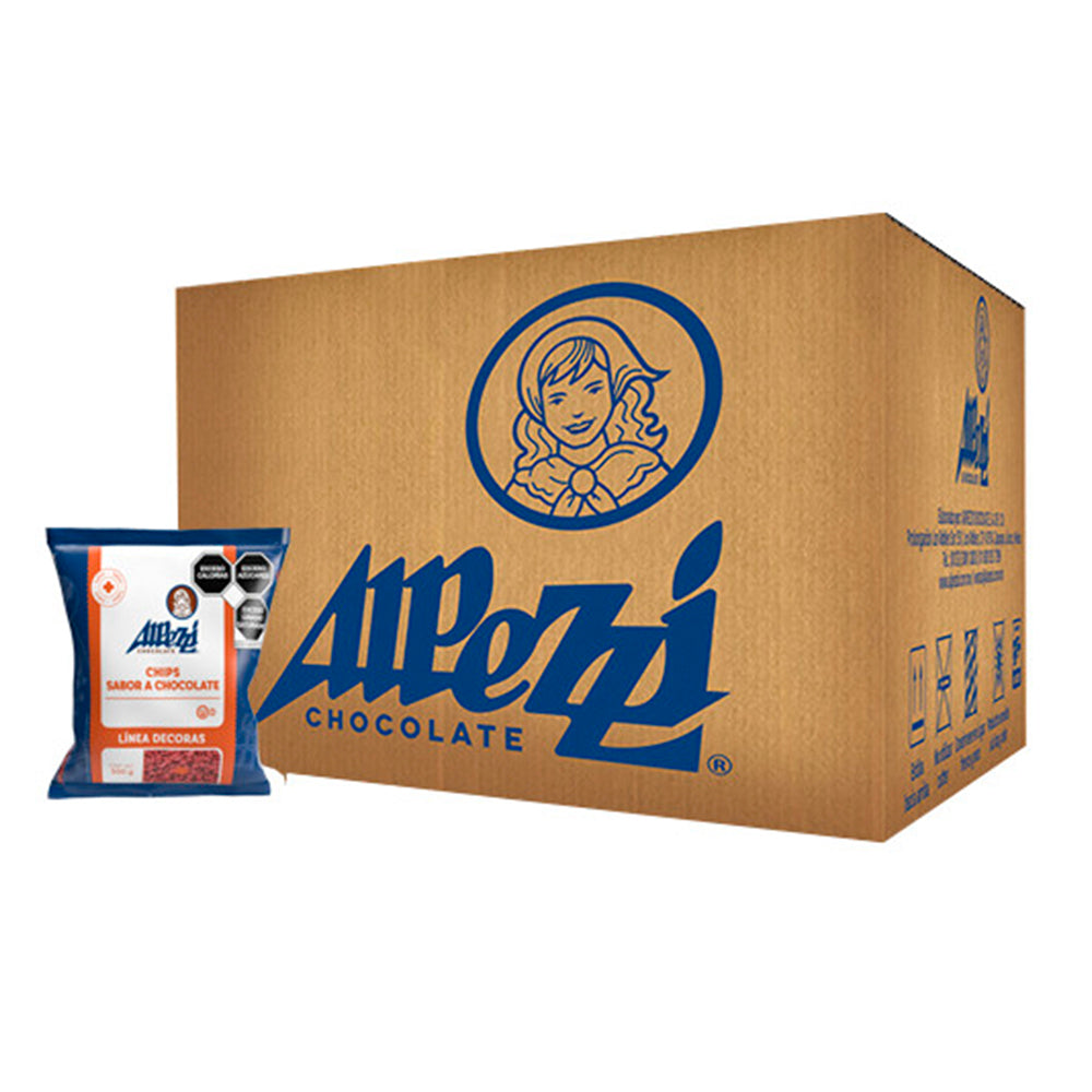 20PZ/500GR CHIPS ALPEZZI ROJO CAJA