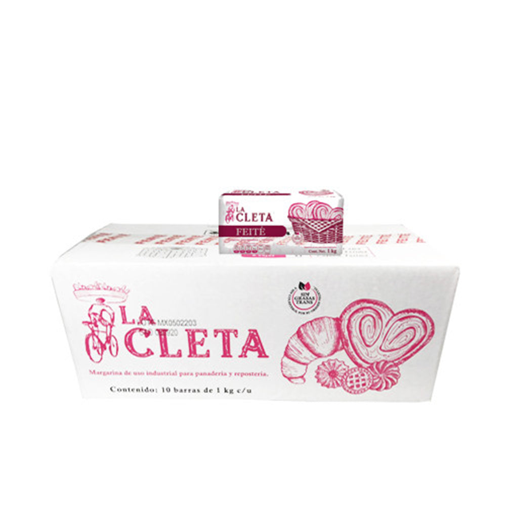10 KG MARGARINA CLETA FEITE CAJA