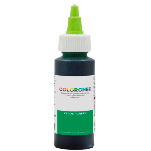 60 ML GEL COLOR CHEF VERDE PIEZA