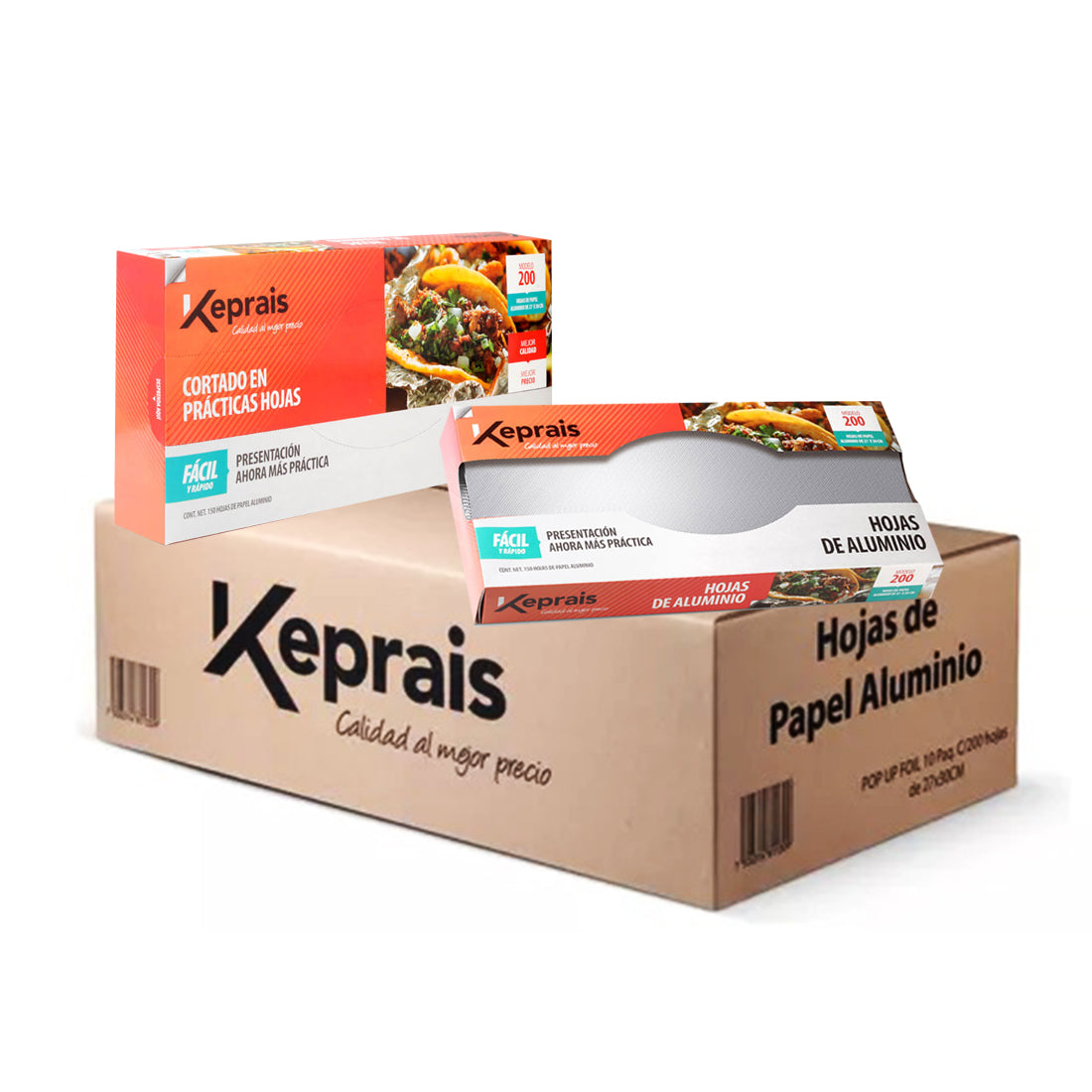 12PZ/150 HOJAS ALUMINIO KEPRAIS CAJA