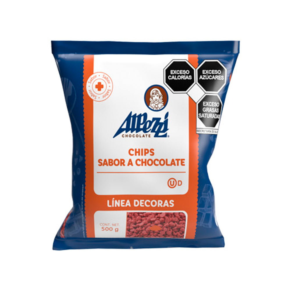 500 GR CHIPS ALPEZZI ROJO BOLSA