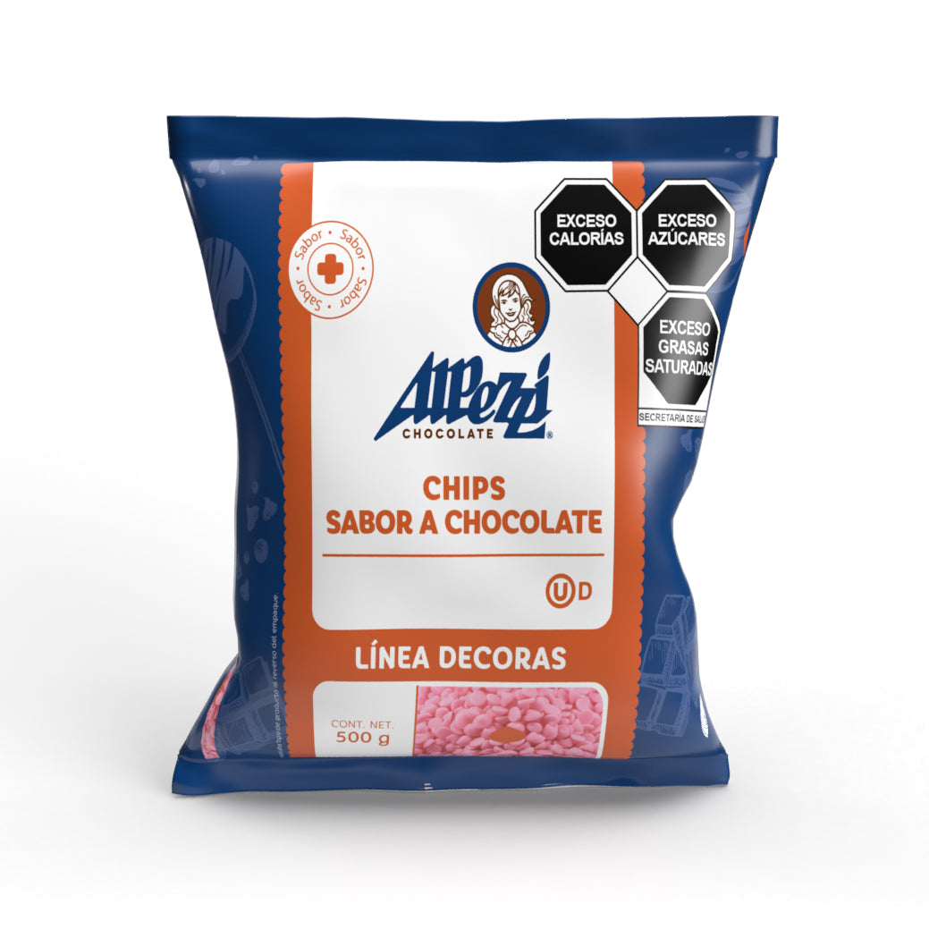 500 GR CHIPS ALPEZZI ROSA BOLSA