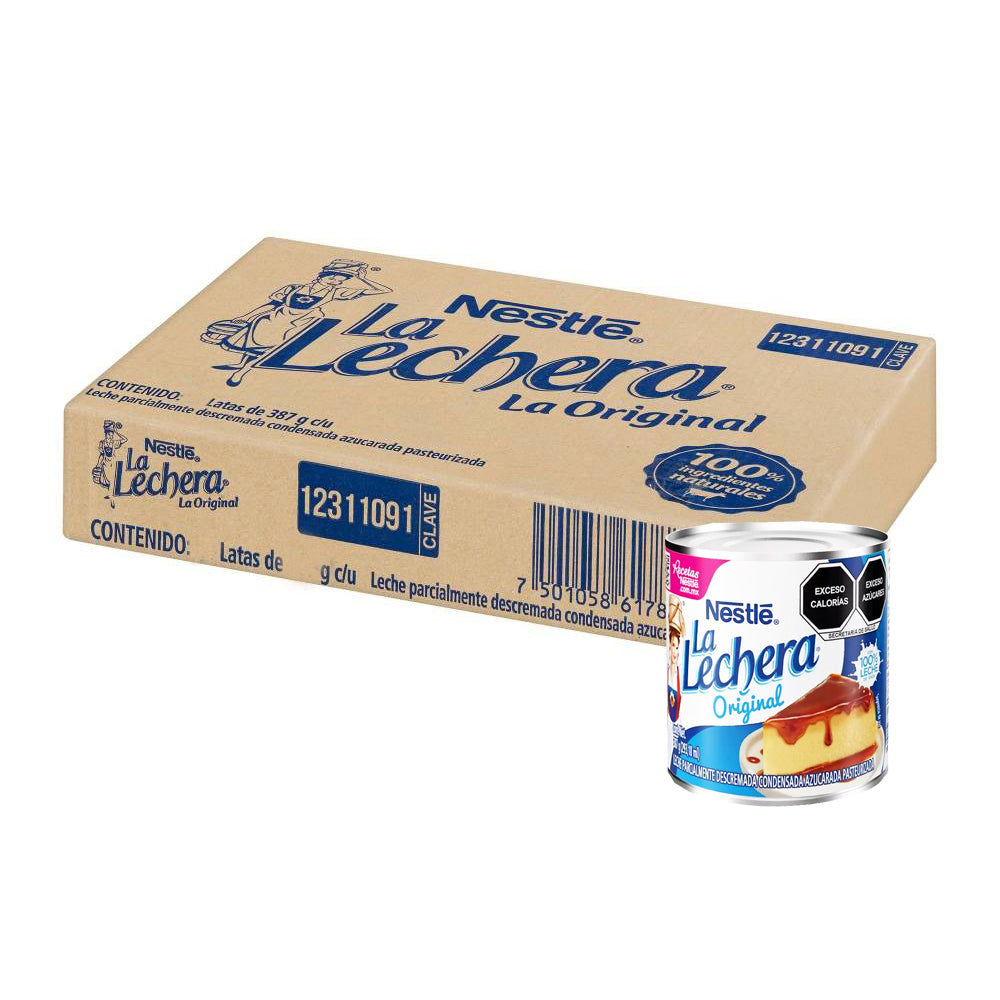 48PZ 375GR LECHE LA LECHERA CAJA 48pz-375gr-leche-la-lechera-caja
