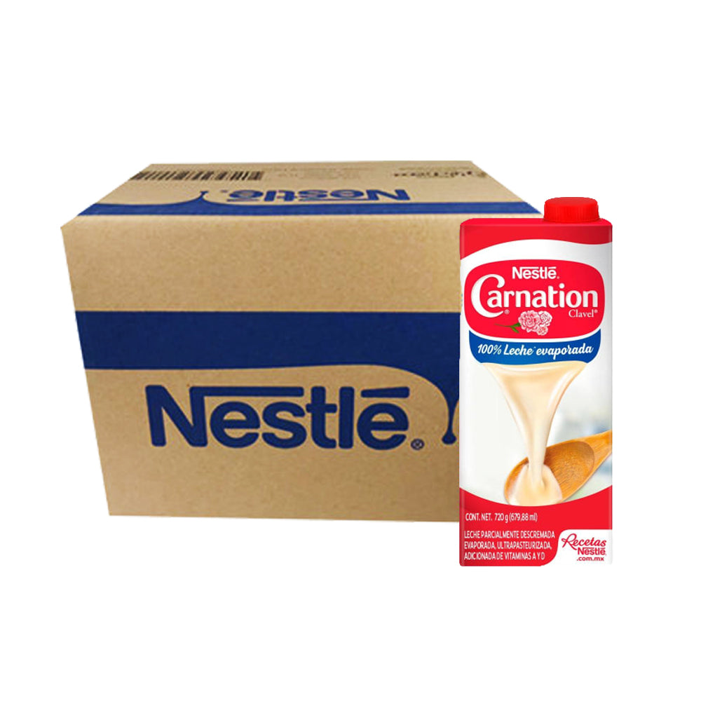 12PZ/720ML LECHE CLAVEL CAJA &