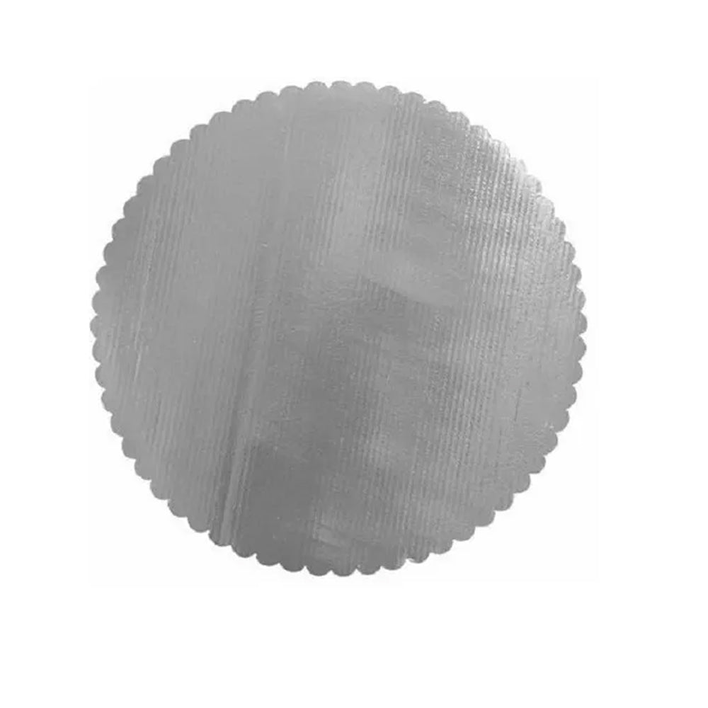 BASE DE CARTON PARA PASTEL PLATA 28 CM PIEZA