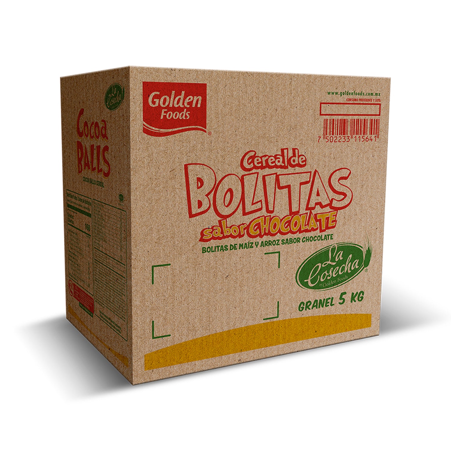 5 KG CEREAL GOLDEN CHOCO RONIS CAJA