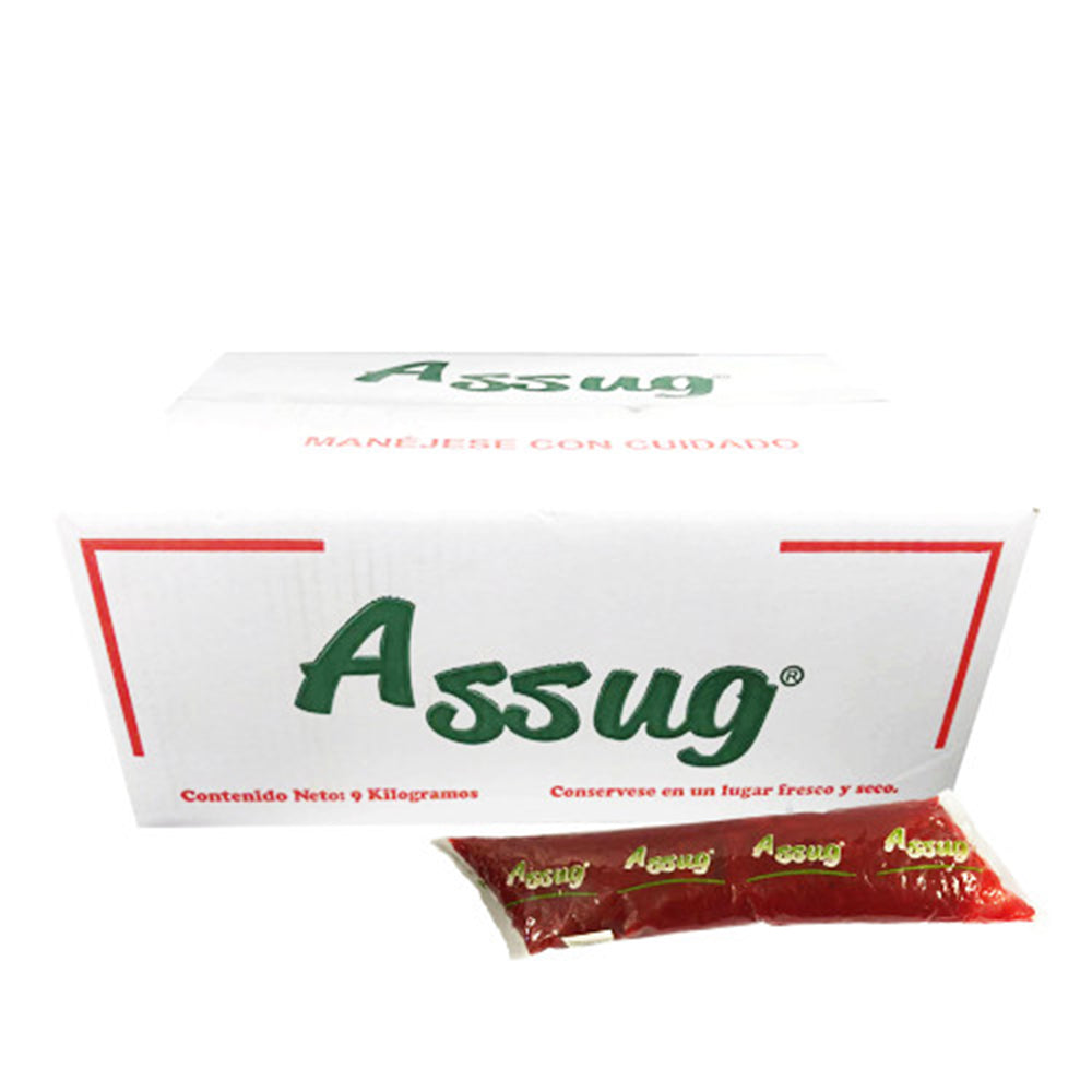 9 KG GLASE ASSUG FRESA CAJA