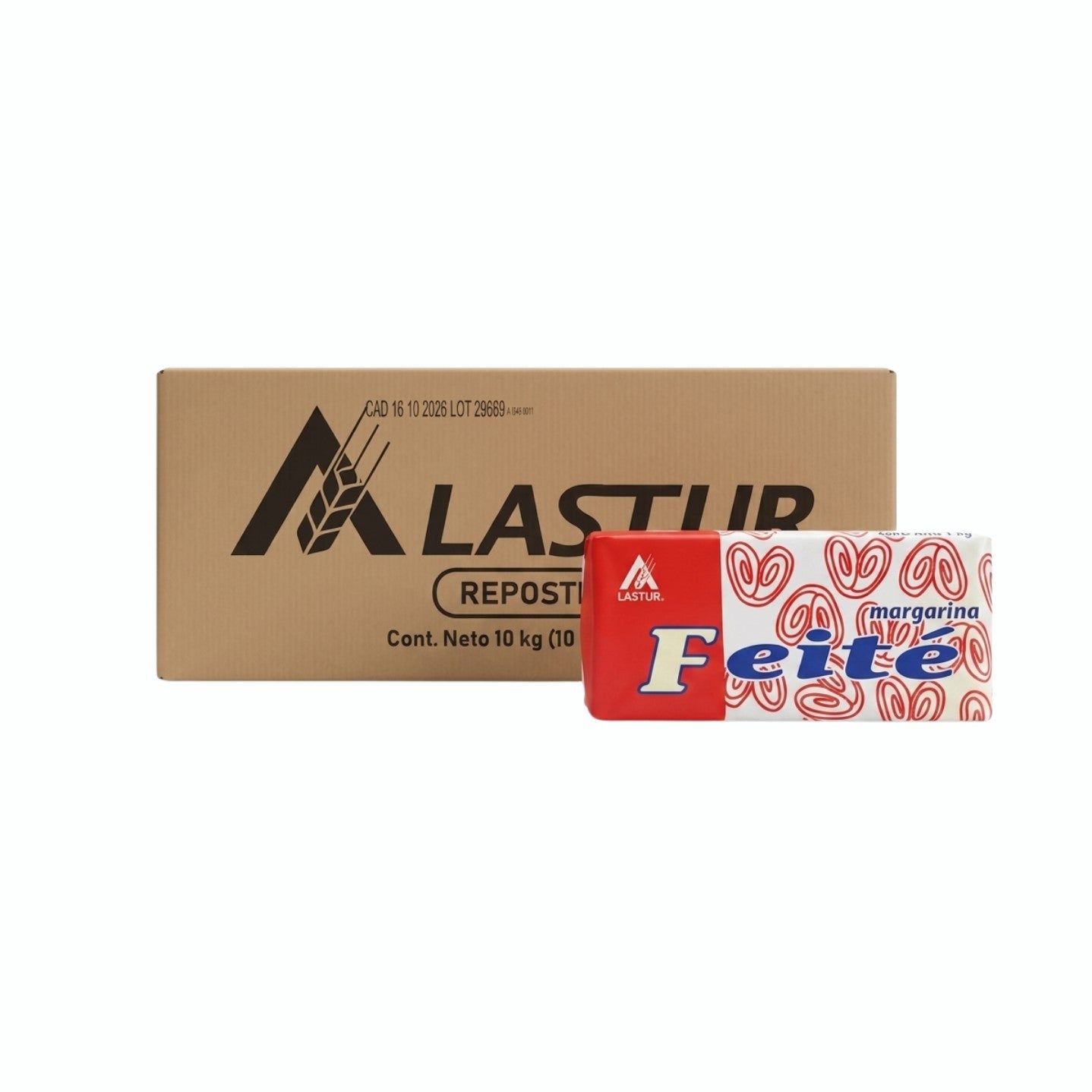10 KG MARGARINA LASTUR FEITE CAJA