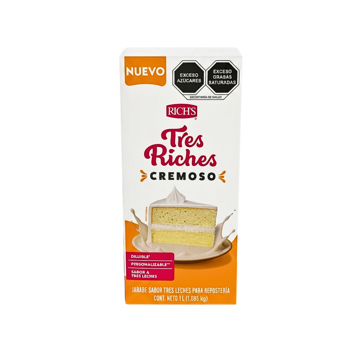 1LT RICHS TRES RICHES CREMOSO UHT PIEZA
