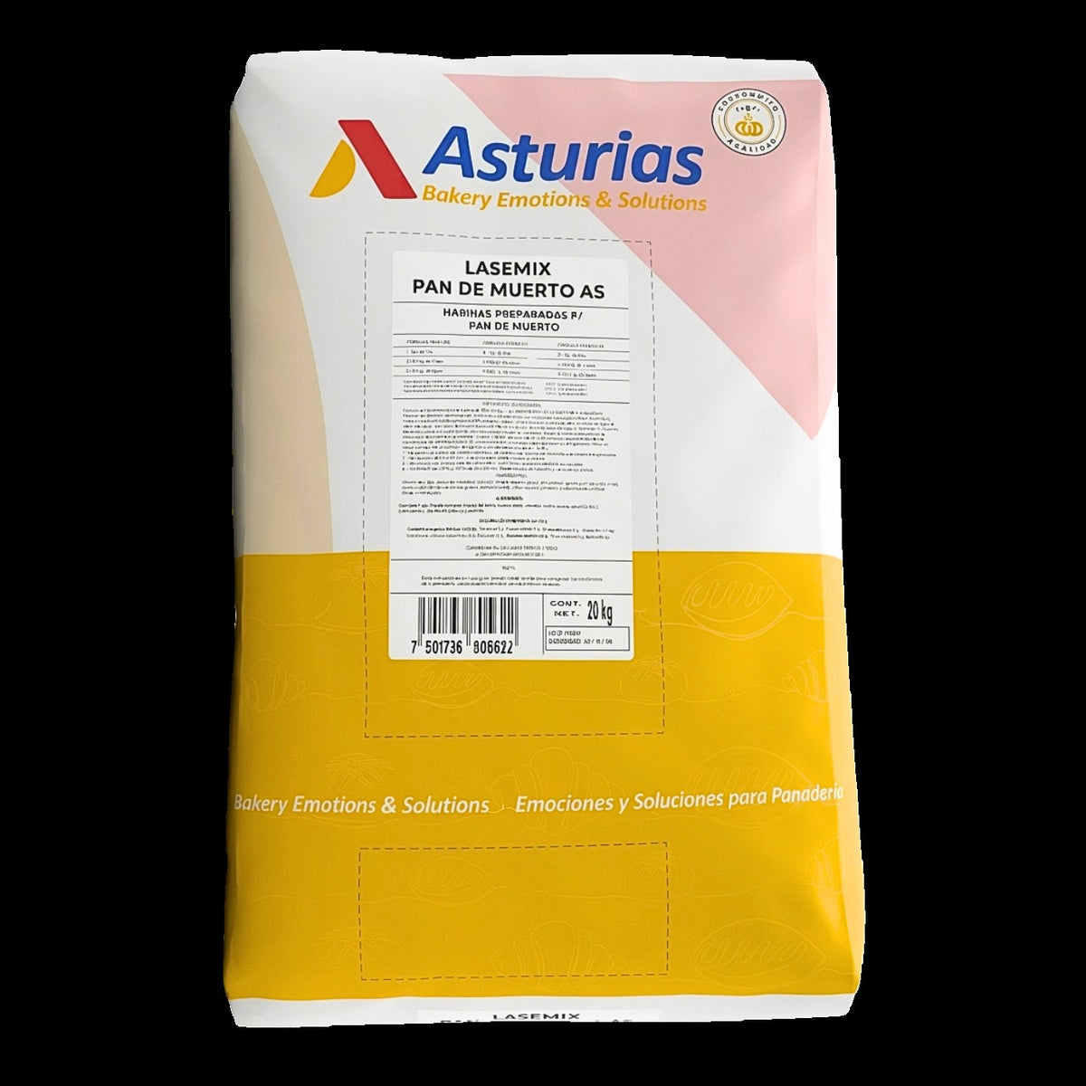 20 KG HARINA MIX PAN DE MUERTO ASTURIAS BULTO