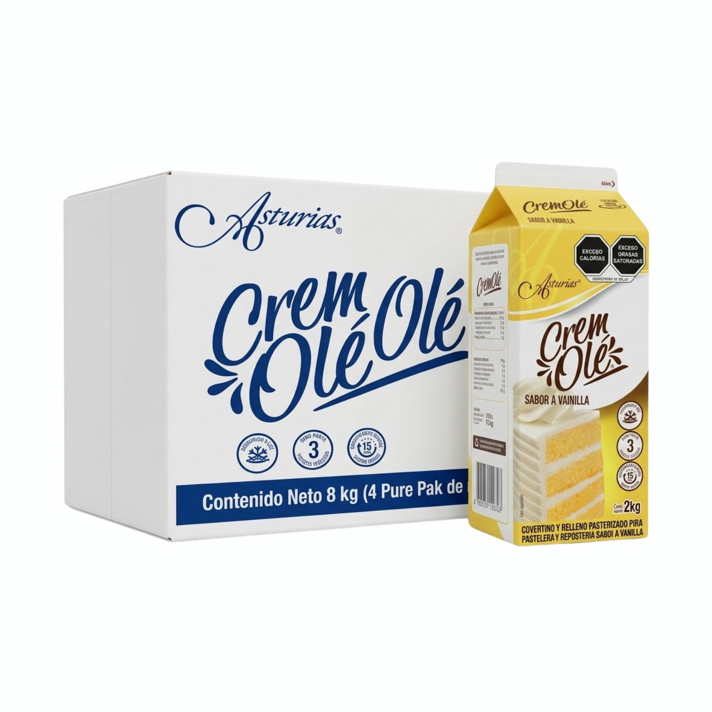 4PZ/2KG CREMOLE VAINILLA ASTURIAS CAJA