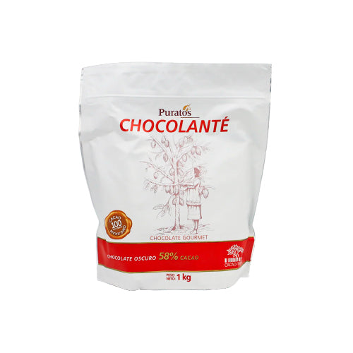 CHOCOLANTÉ OSCURO GOTAS 58% KILO
