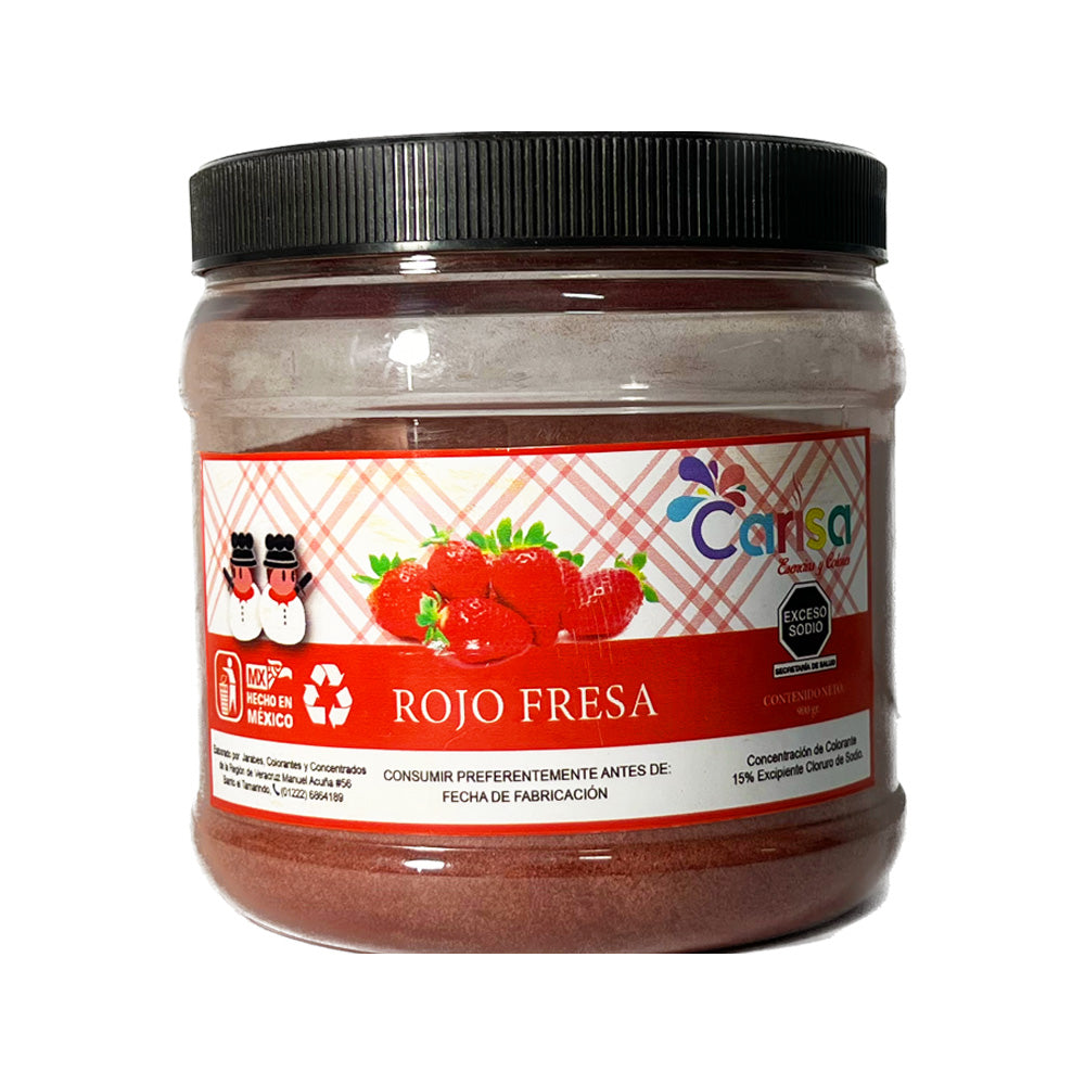 COLOR CARISA ROJO FRESA  900GR