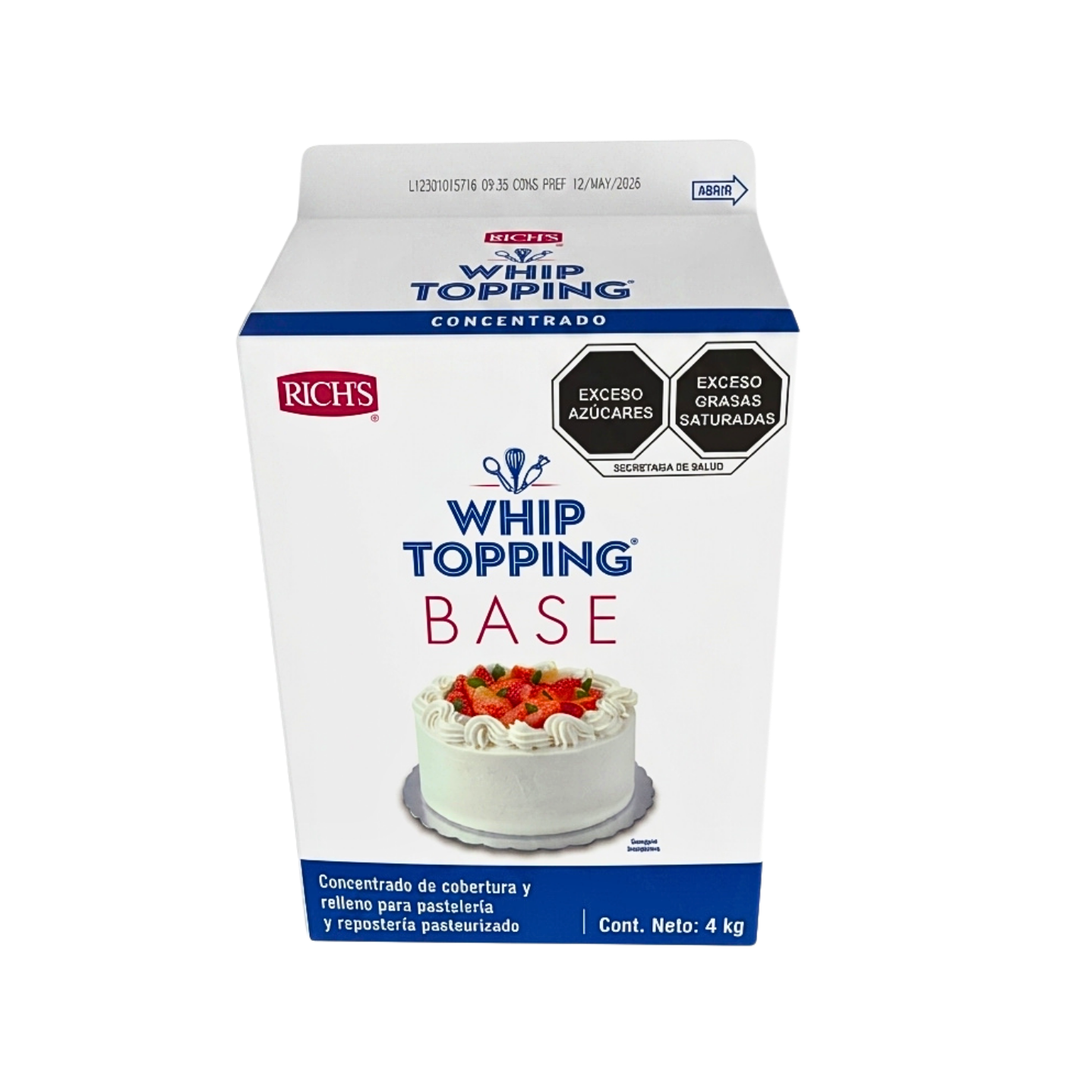 4KG RICHS WHIPTOPPING BASE GALÓN