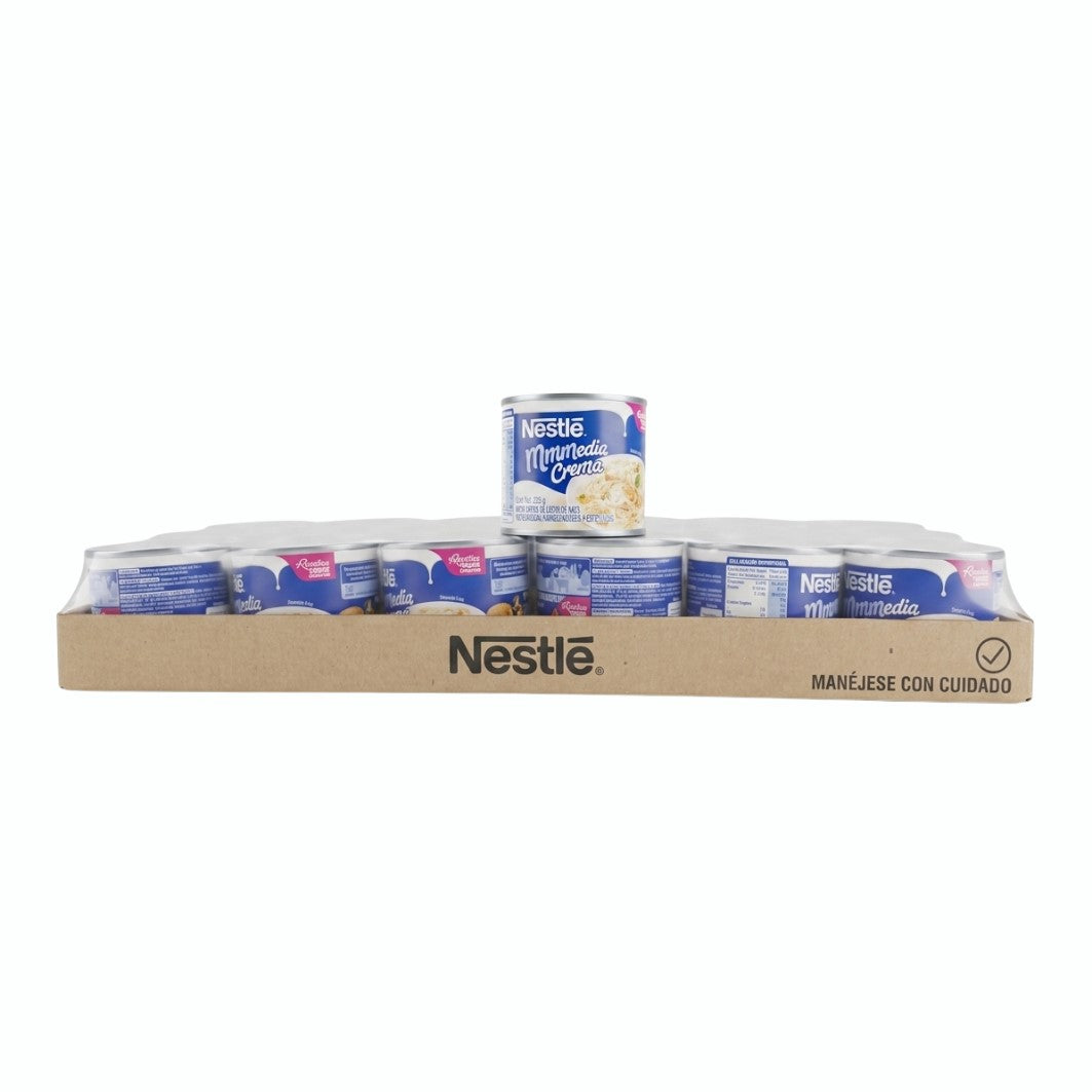 24PZ/225GR MEDIA CREMA NESTLE LATA CAJA