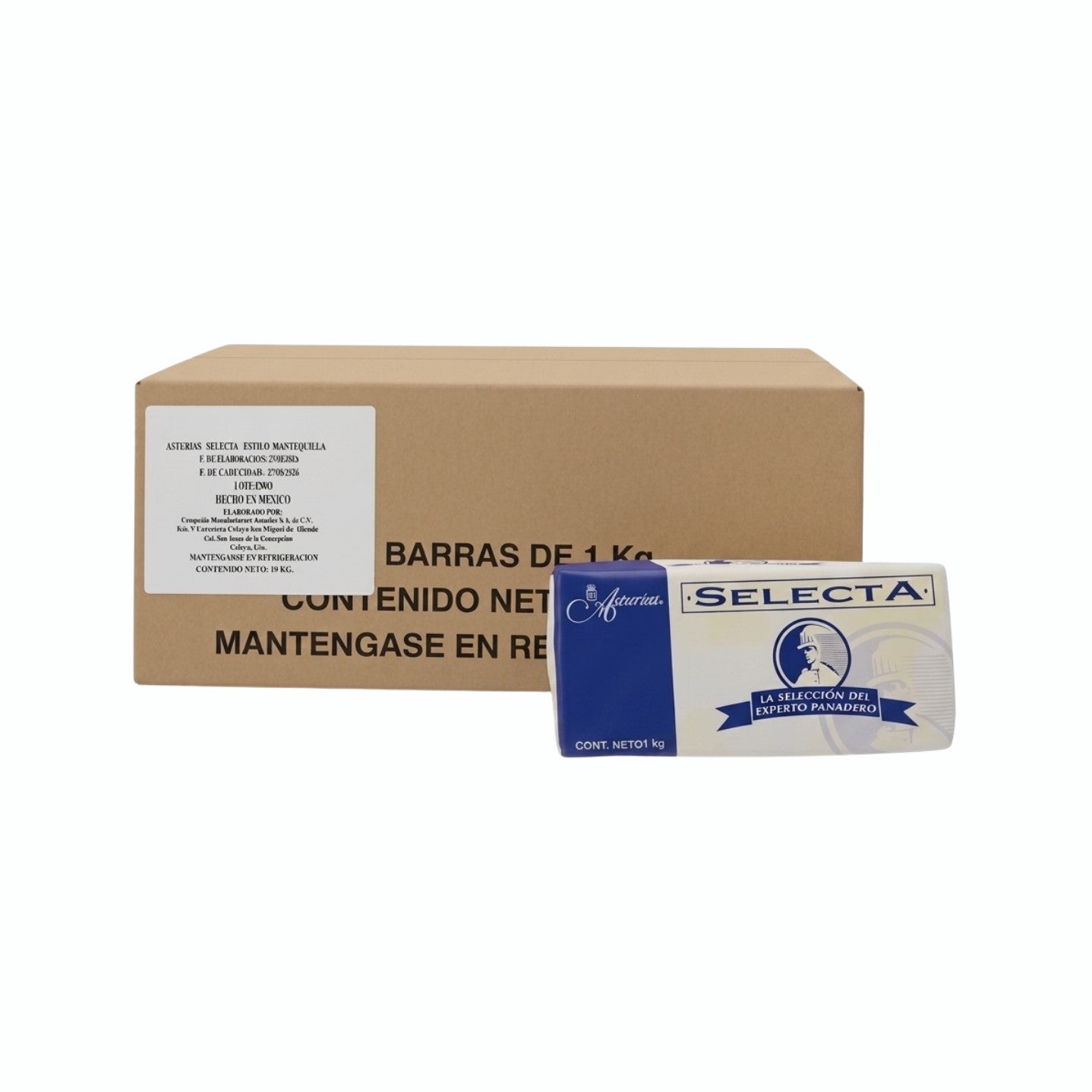 10 KG MARGARINA  ASTURIAS SELECTA CAJA