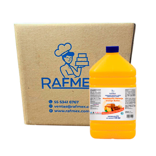 4PZ/4LT ESENCIA RAFMEX MANTEQUILLA NARANJA CAJA