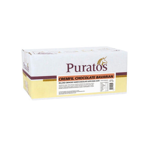 6 KG CREMA CREMFIL BAVARIA CHOCOLATE PURATOS CAJA