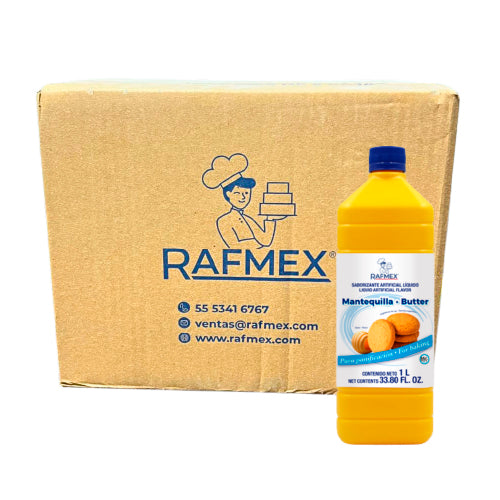 12PZ/1 LT ESENCIA RAFMEX MANTEQUILLA CAJA