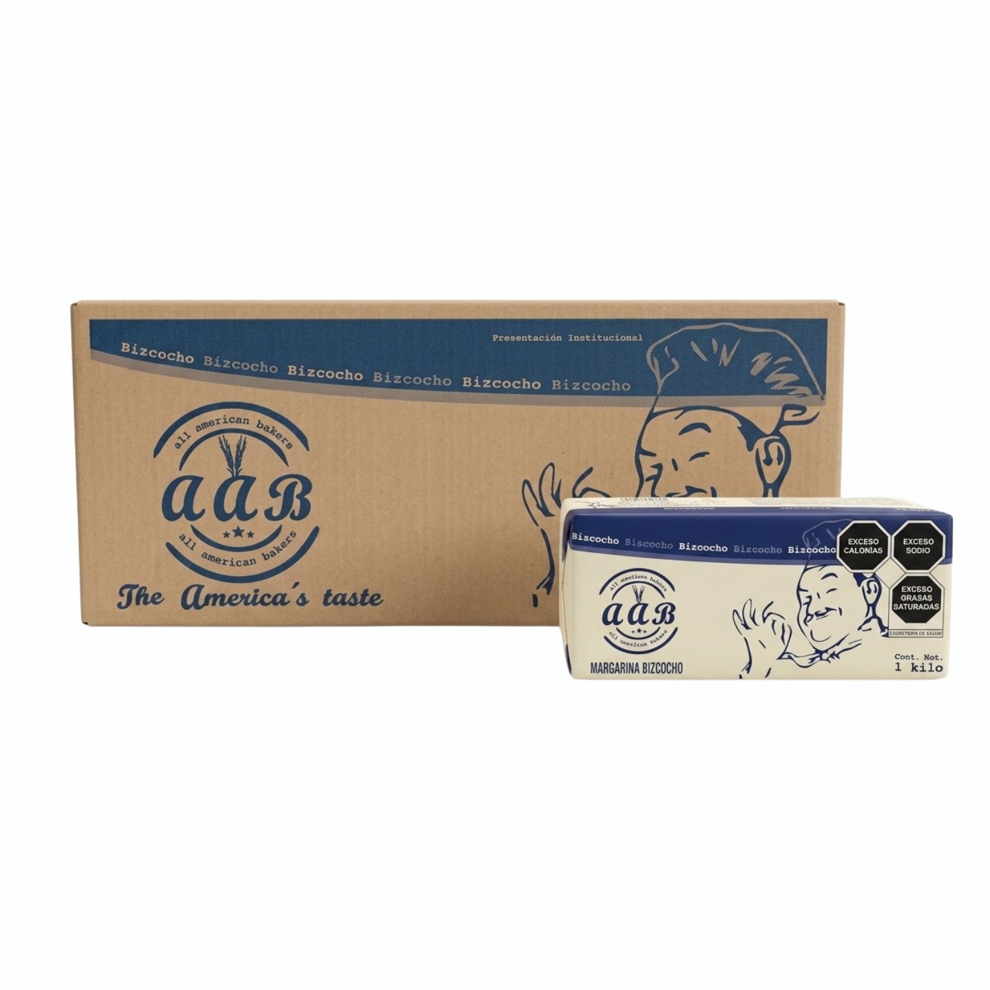 10KG MARGARINA ALL AMERICAN BAKERS BIZCOCHO CAJA