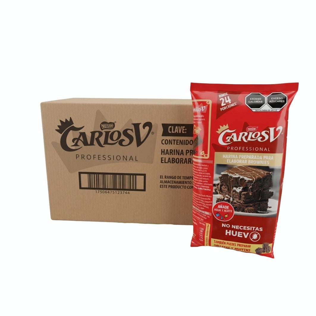 10 KG HARINA CARLOS V BROWNIE CAJA