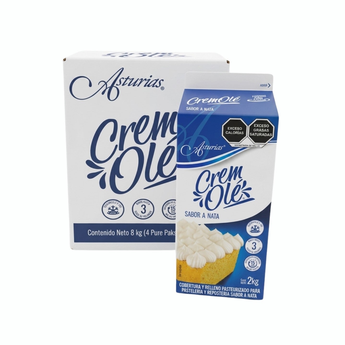 4PZ/2KG CREMOLE NATURAL NATA ASTURIAS CAJA