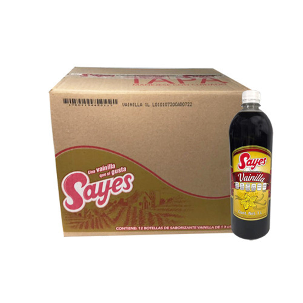 12PZ/1LT ESENCIA  SAYES VAINILLA CAJA