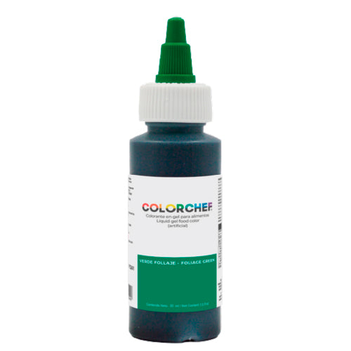 60 ML GEL COLOR CHEF VERDE FOLLAJE PIEZA