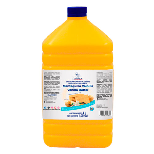 4 LT ESENCIA RAFMEX MANTEQUILLA VAINILLA GALON