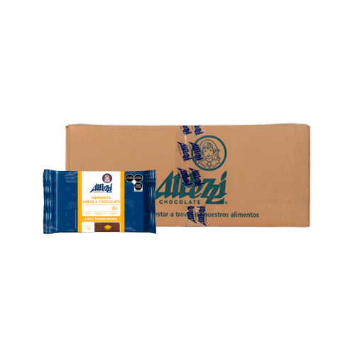 3 PZ/5 KG MARQUETA CHOCOLATE ALPEZZI SEMI AMARGA PREMIUM CAJA