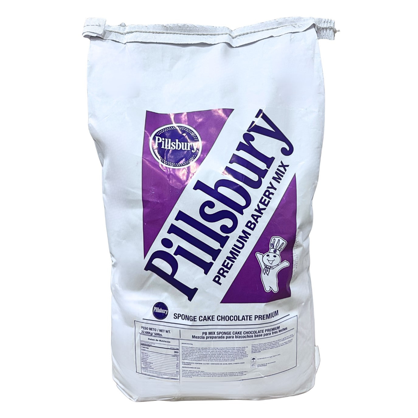 22.6 KG HARINA PILLSBURY PREMIUM ESPONJA CHOCOLATE BULTO