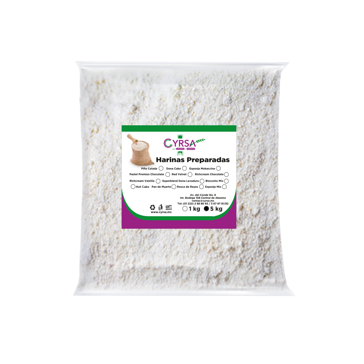 5 KG HARINA ESPIGA MIX RICHCREME VAINILLA BOLSA