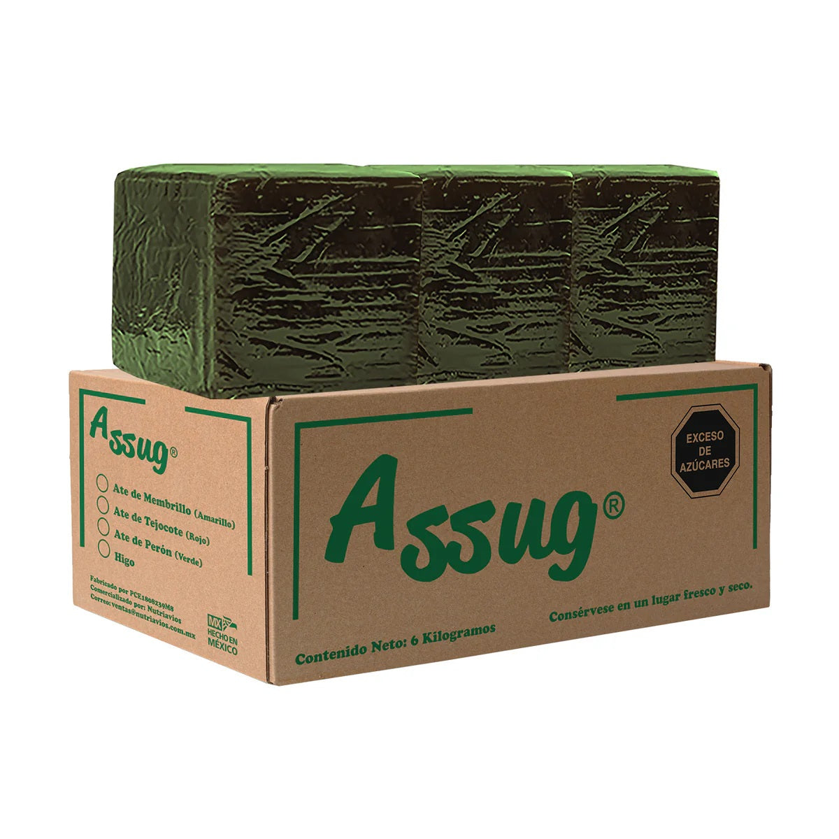 ATE VERDE ASSUG 100 CAJAS CON 6 KG TARIMA