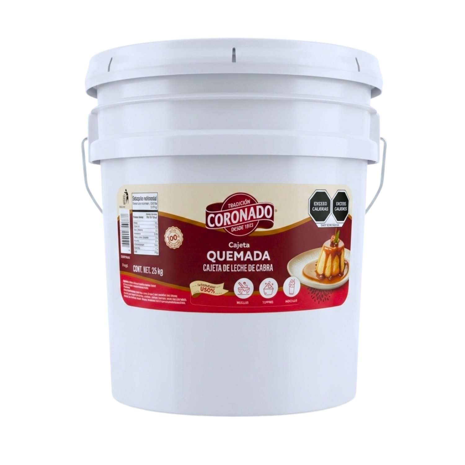 25 KG CAJETA QUEMADA CORONADO CUBETA