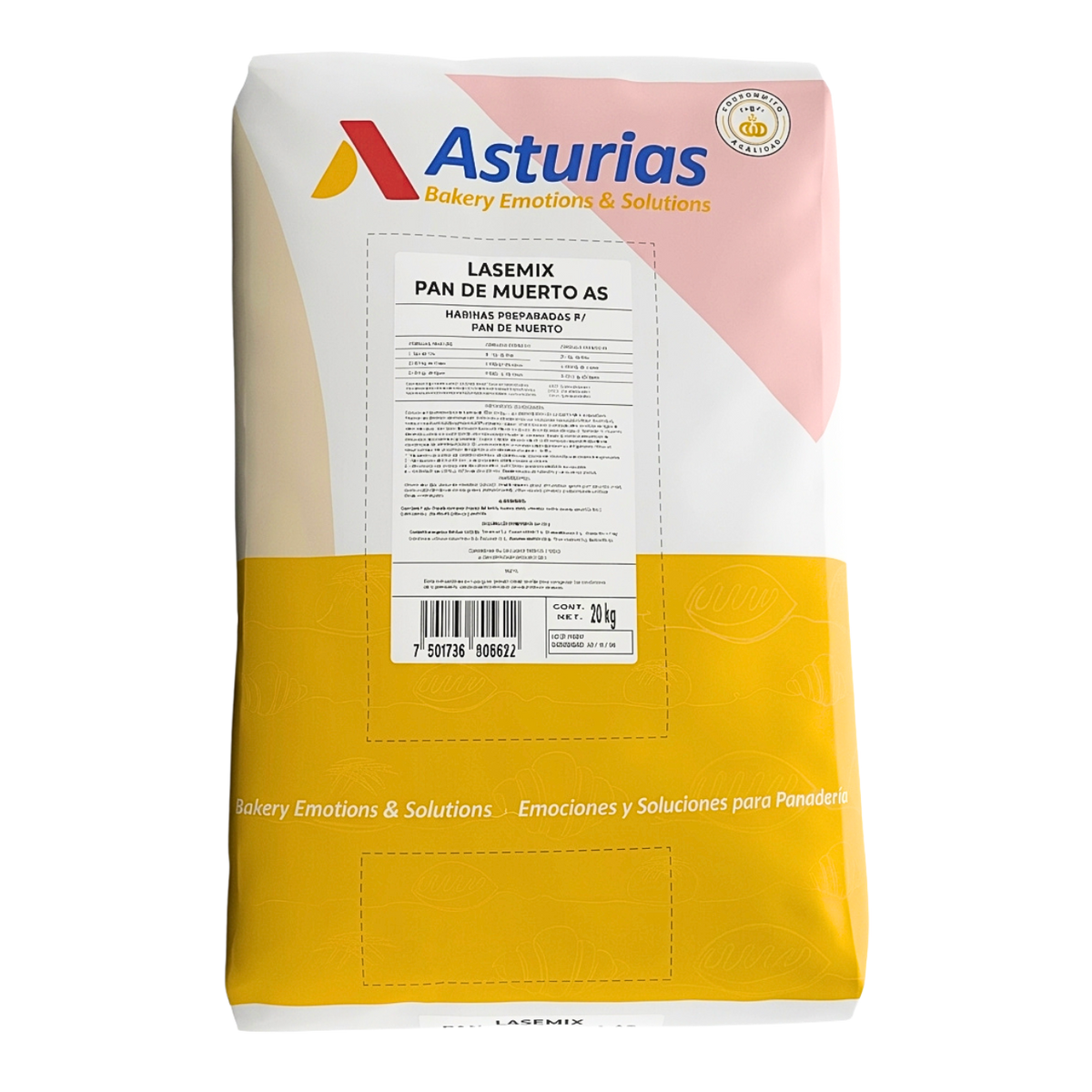 20 KG HARINA MIX PAN DE MUERTO ASTURIAS BULTO