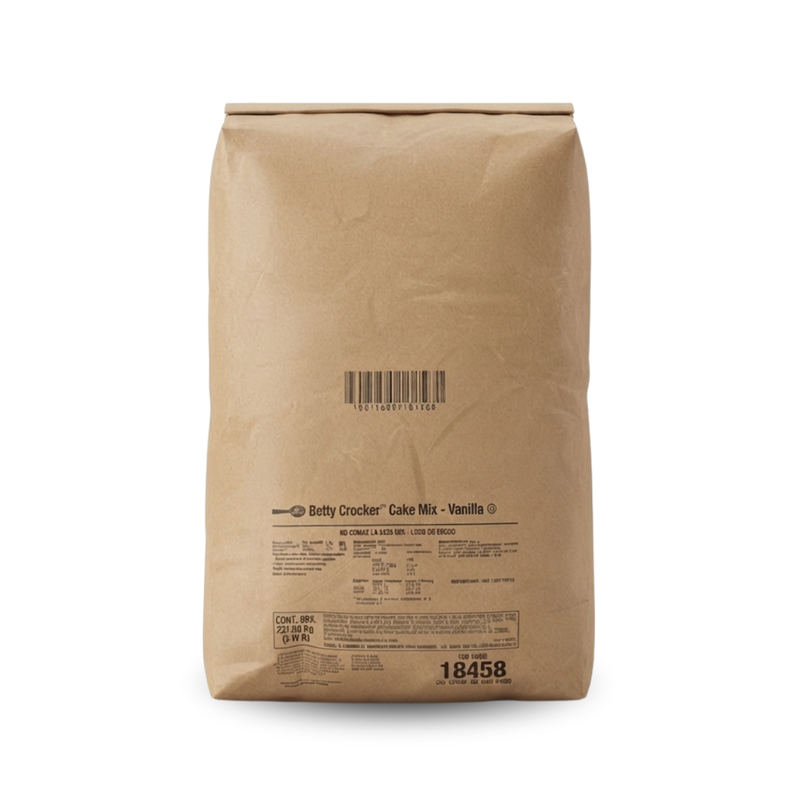 22.6 KG HARINA BETTY CROCKER VAINILLA BULTO