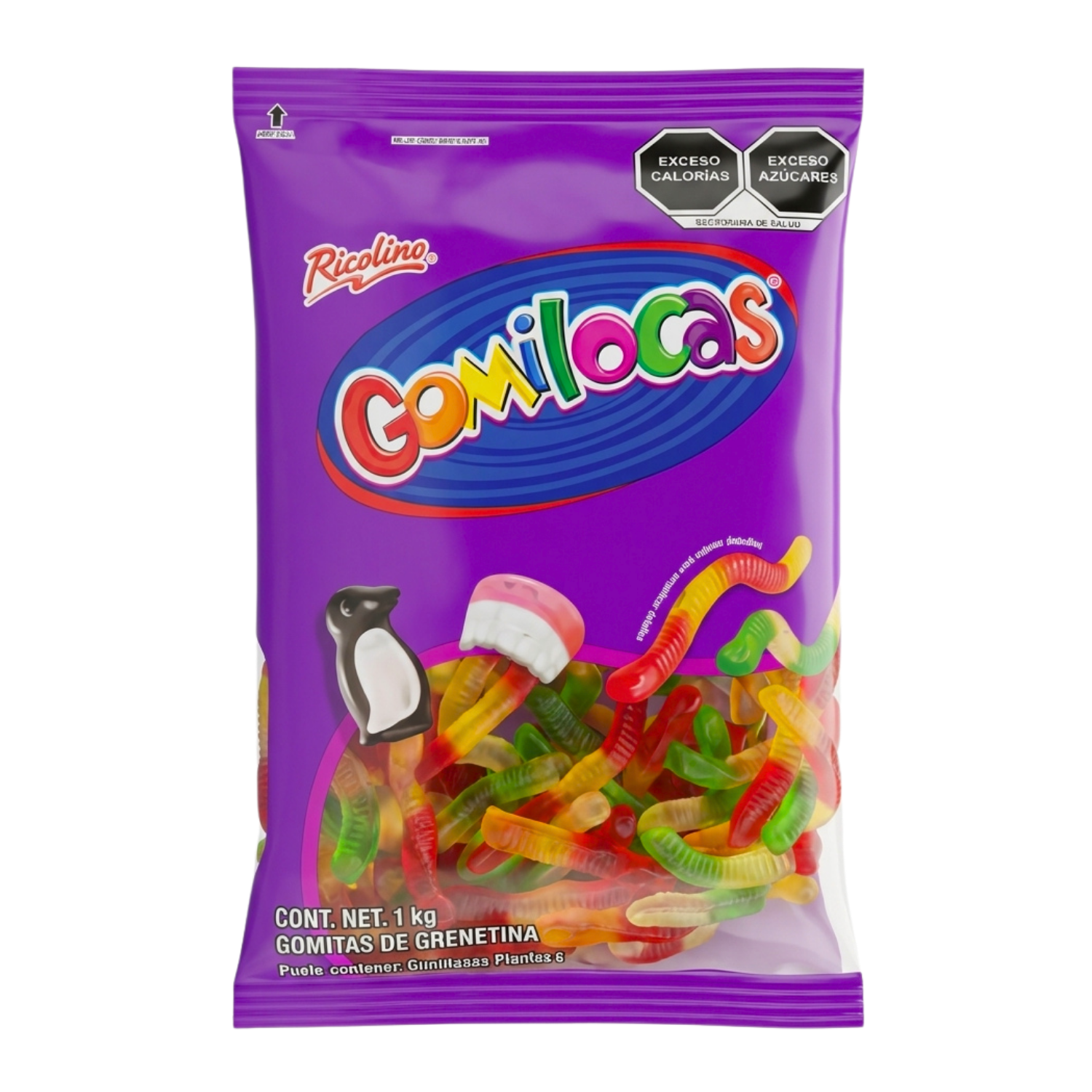 GOMITAS GUSANOS RICOLINO KILO