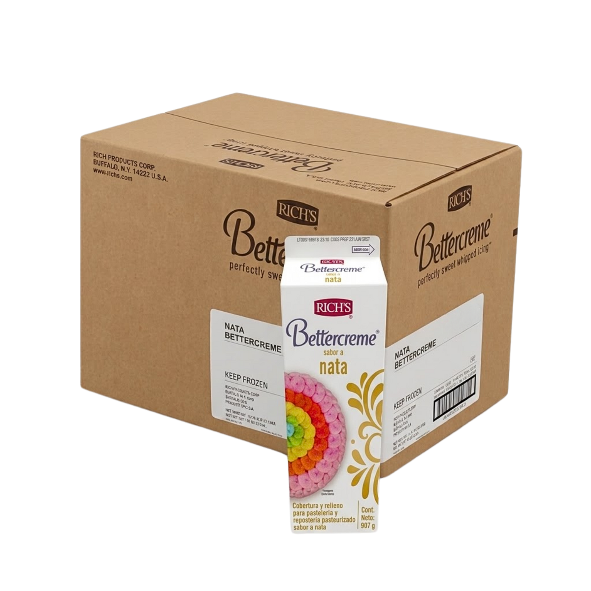 12PZ/907GR RICH'S BETTERCREAM NATA CAJA
