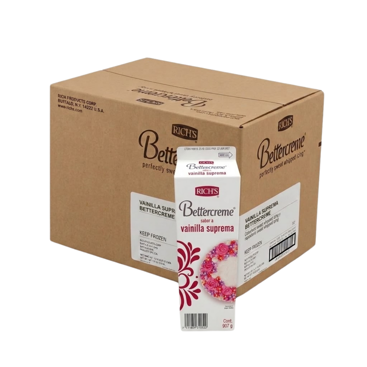 12PZ/907GR RICH'S BETTERCREAM SUPREMO CAJA
