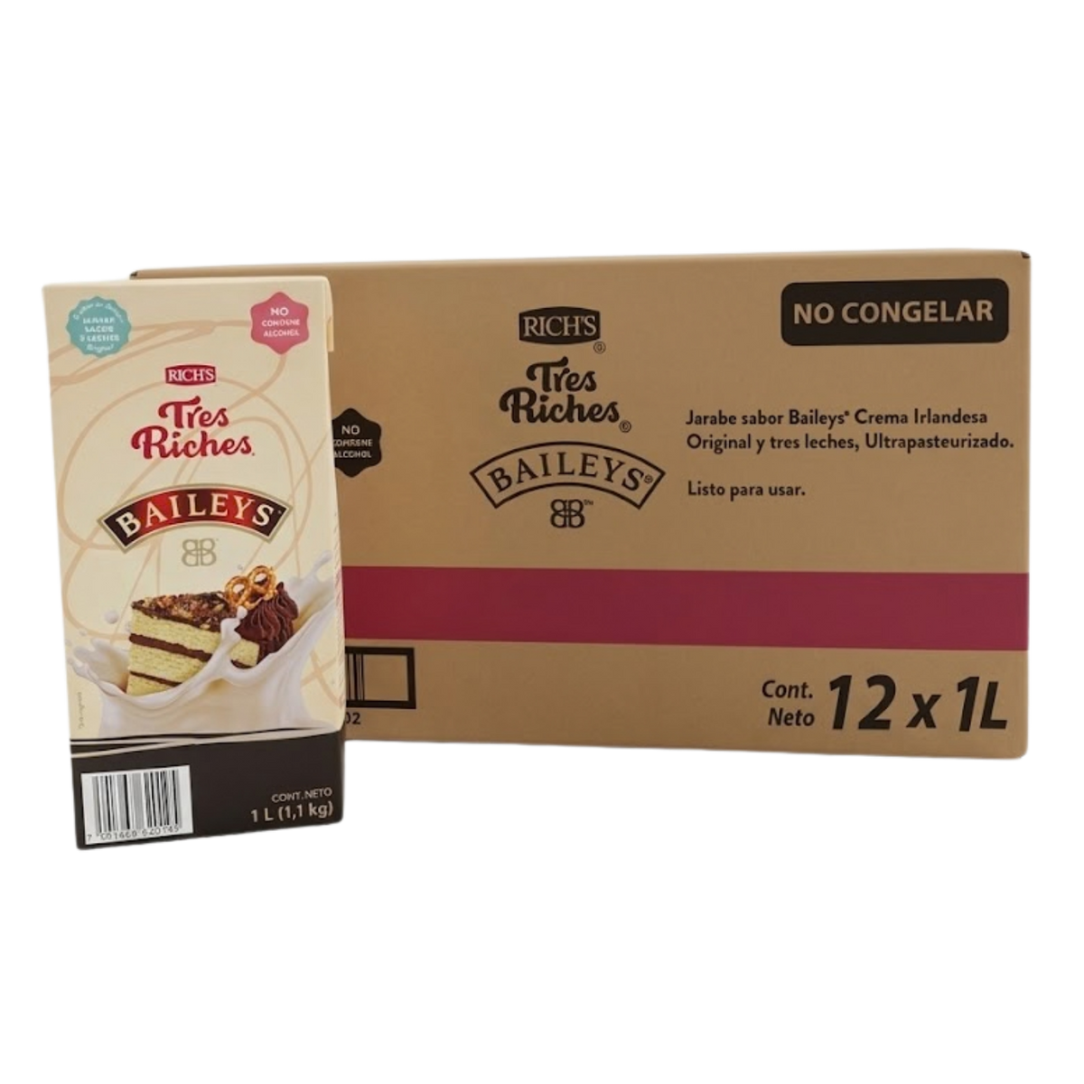 12PZ/1LT RICHS TRES RICHES BAILEYS UHT CAJA