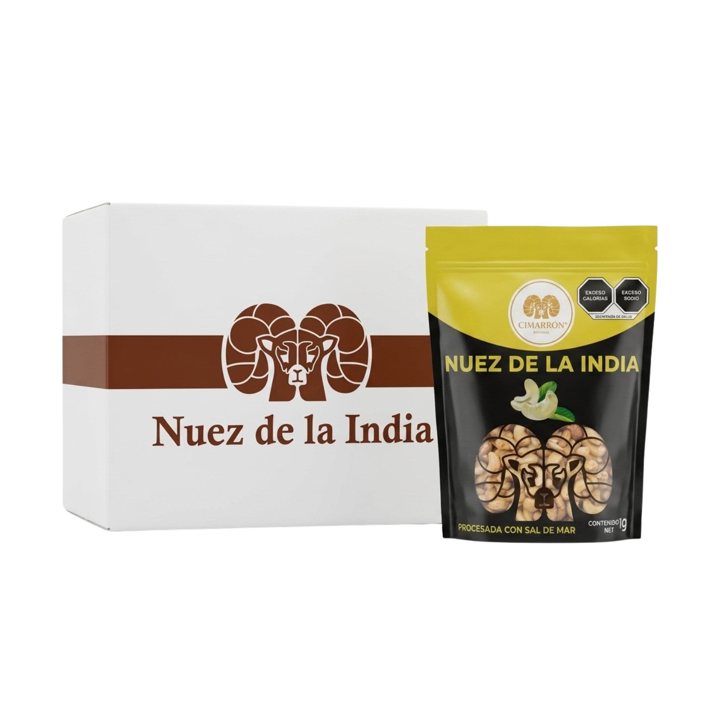 10 KG NUEZ DE LA INDIA CIMARRON CAJA