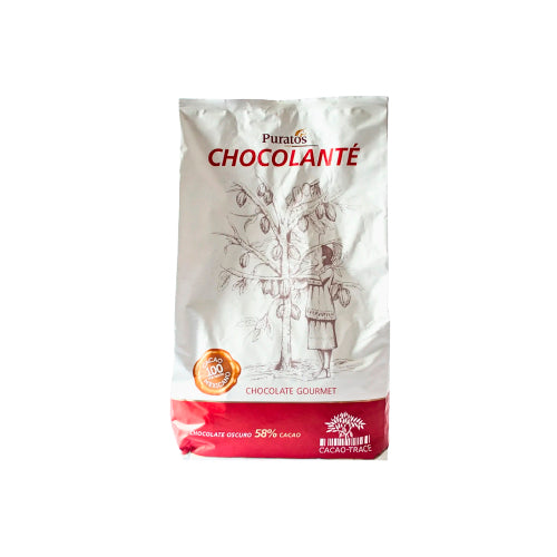 5 KG CHOCOLANTÉ OSCURO GOTAS 58% BOLSA