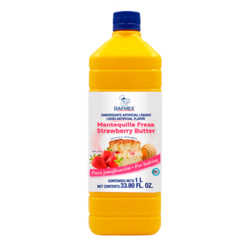 ESENCIA RAFMEX MANTEQUILLA FRESA LITRO