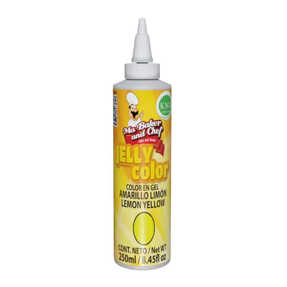 250 ML COLOR JELLY AMARILLO LIMON  PIEZA