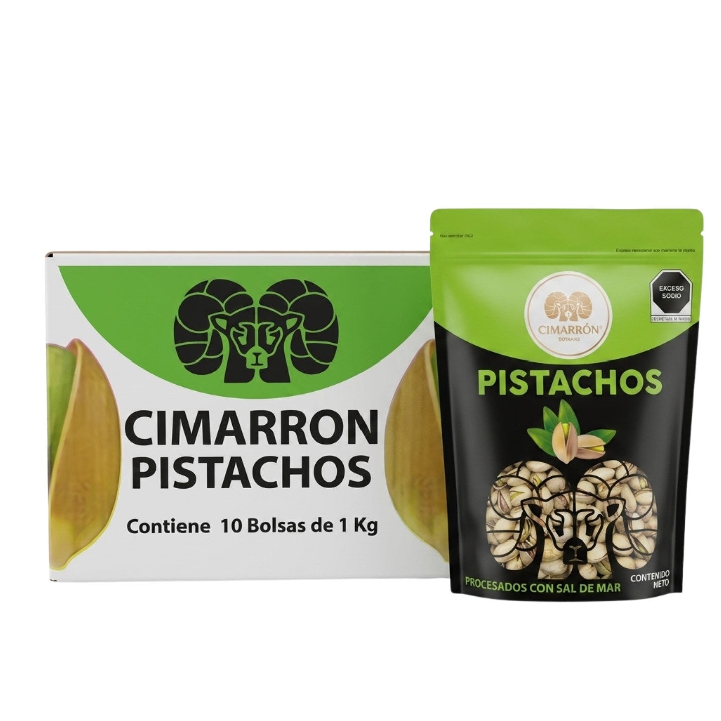 10 KG PISTACHE C/SAL CIMARRON CAJA