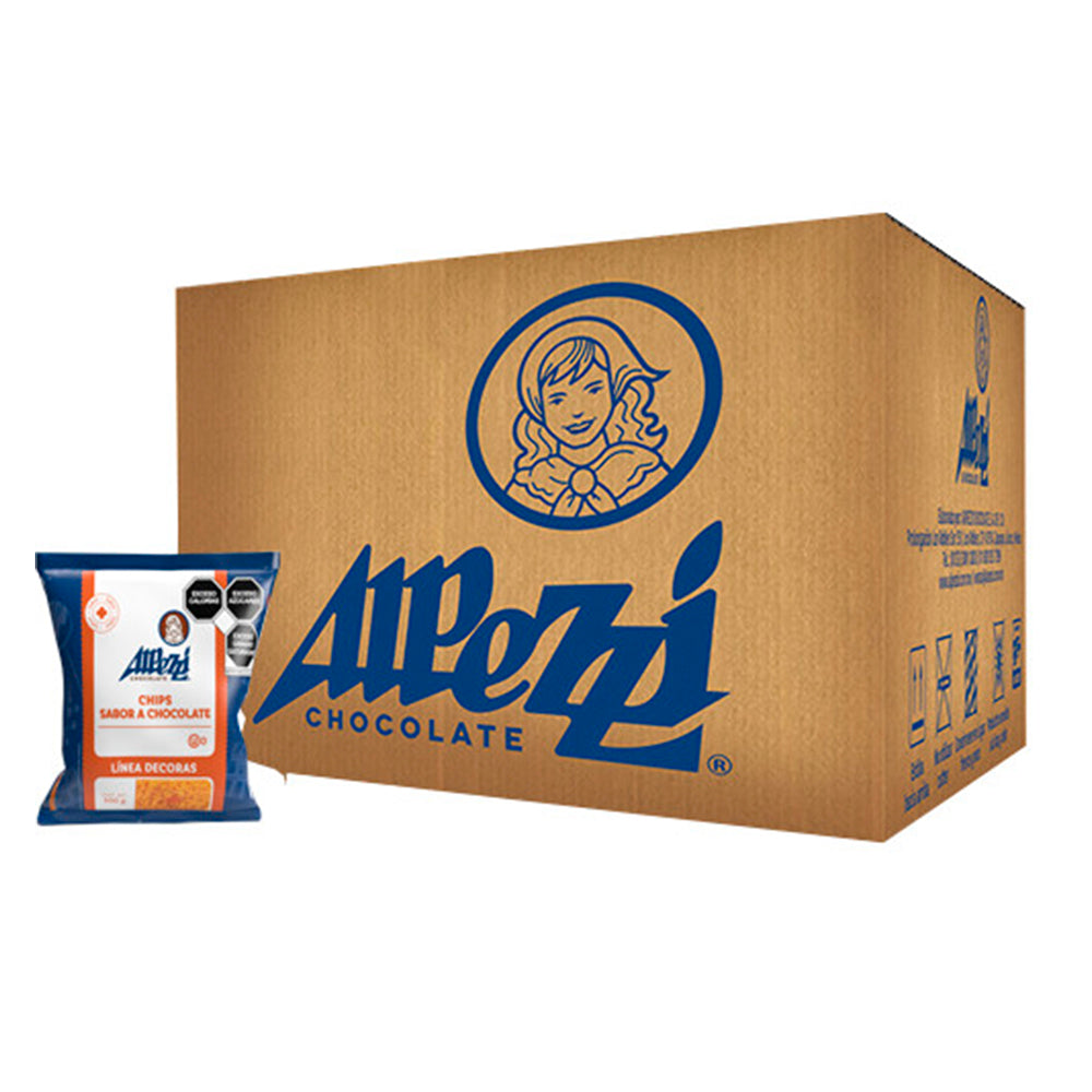 20PZ/500GR CHIPS ALPEZZI NARANJA CAJA