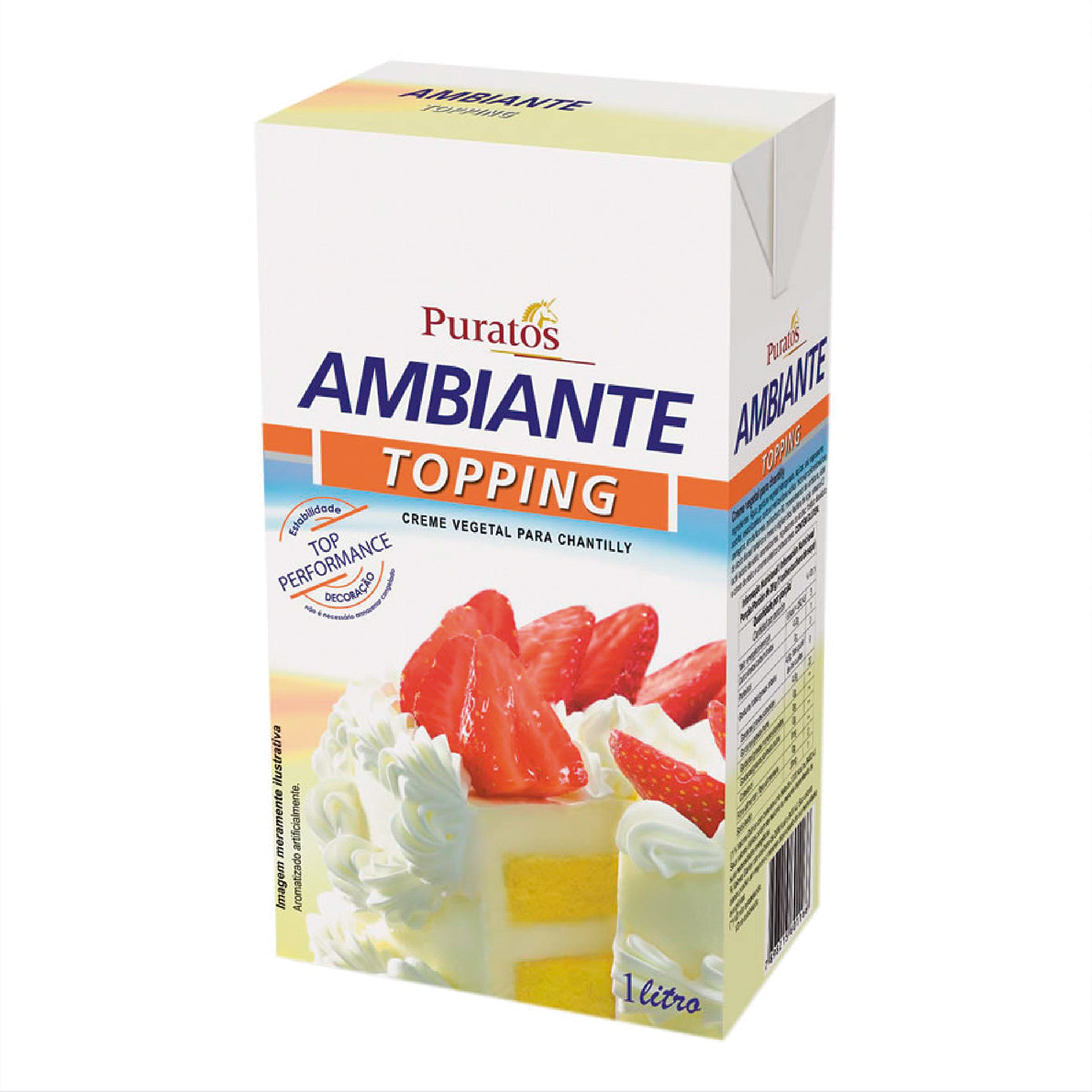 CREMA AMBIANTE TOPPING PURATOS LITRO