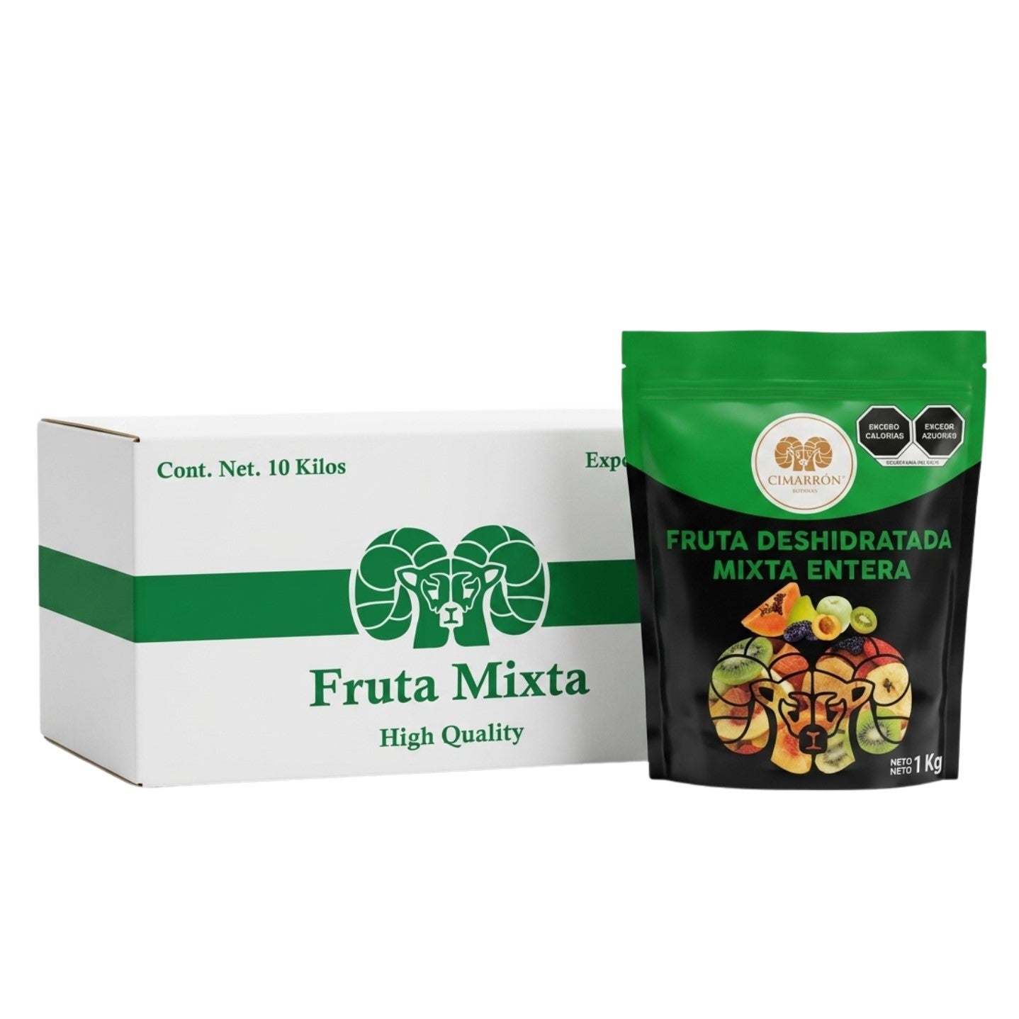 10 KG FRUTAS DESHIDRATADA ENTERA CIMARRON CAJA
